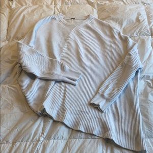 Free People Asymmetrical Knit Sweater